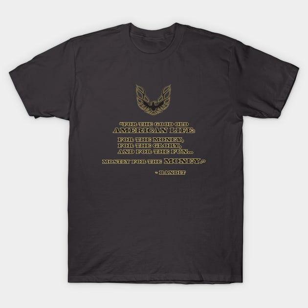 Quoteth the Bandit T-Shirt by Spilled Ink